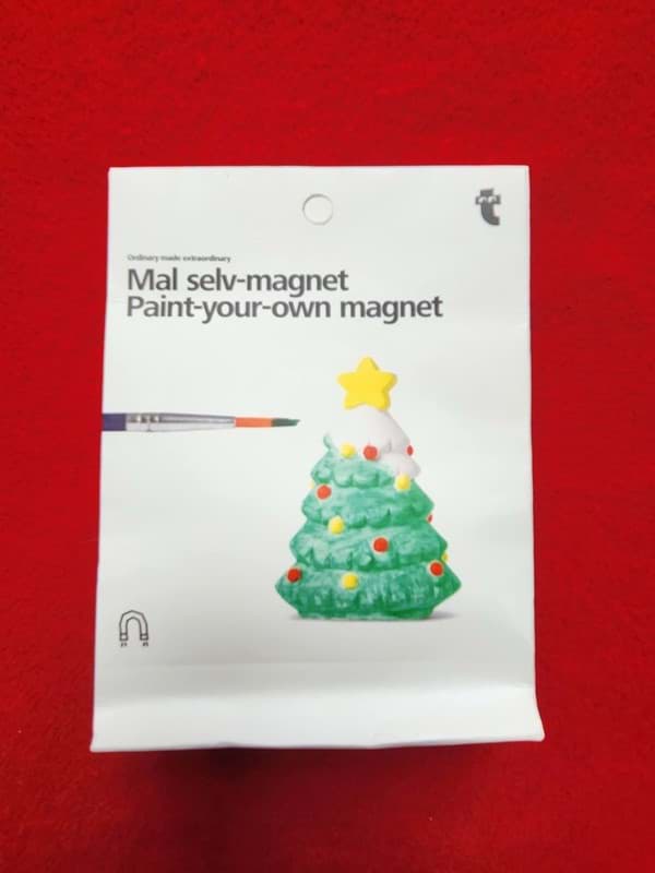 Yılbaşı Ağacı Magnet Boyama resmi