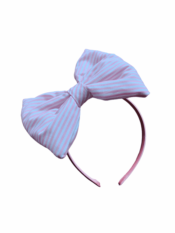 Fuchsia Strapped Bow Taç resmi